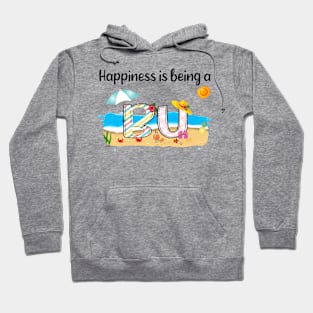 Happiness Is Being A Bu Summer Beach Happy Mother's Day Hoodie